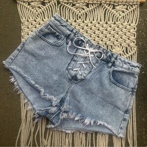 Pacsun High Rise Festival Jean Shorts Size 28